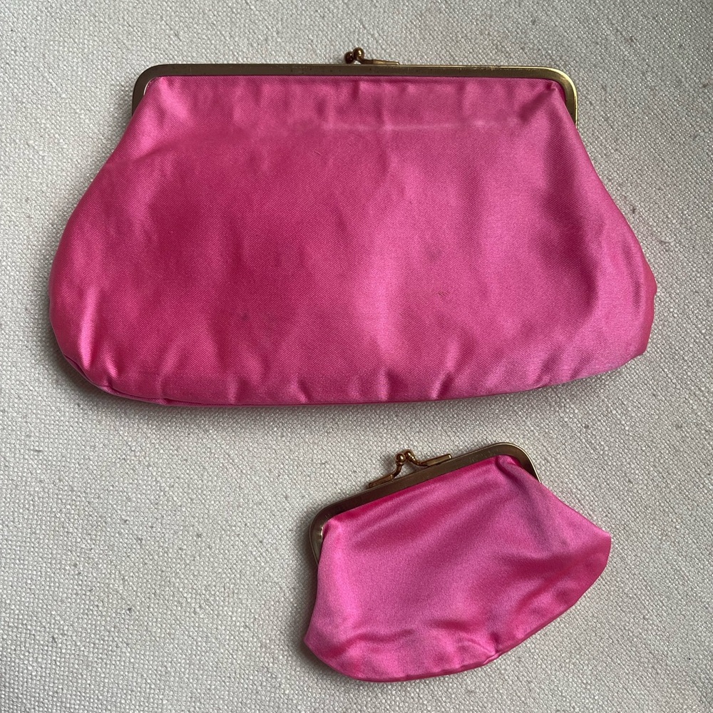 Vintage satin purse